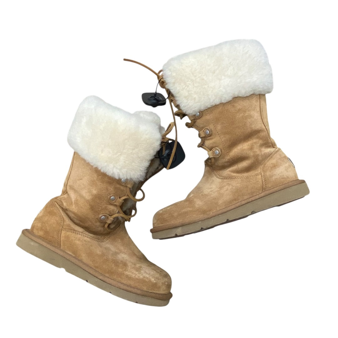 Boots Designer By Ugg In Brown, Size:6