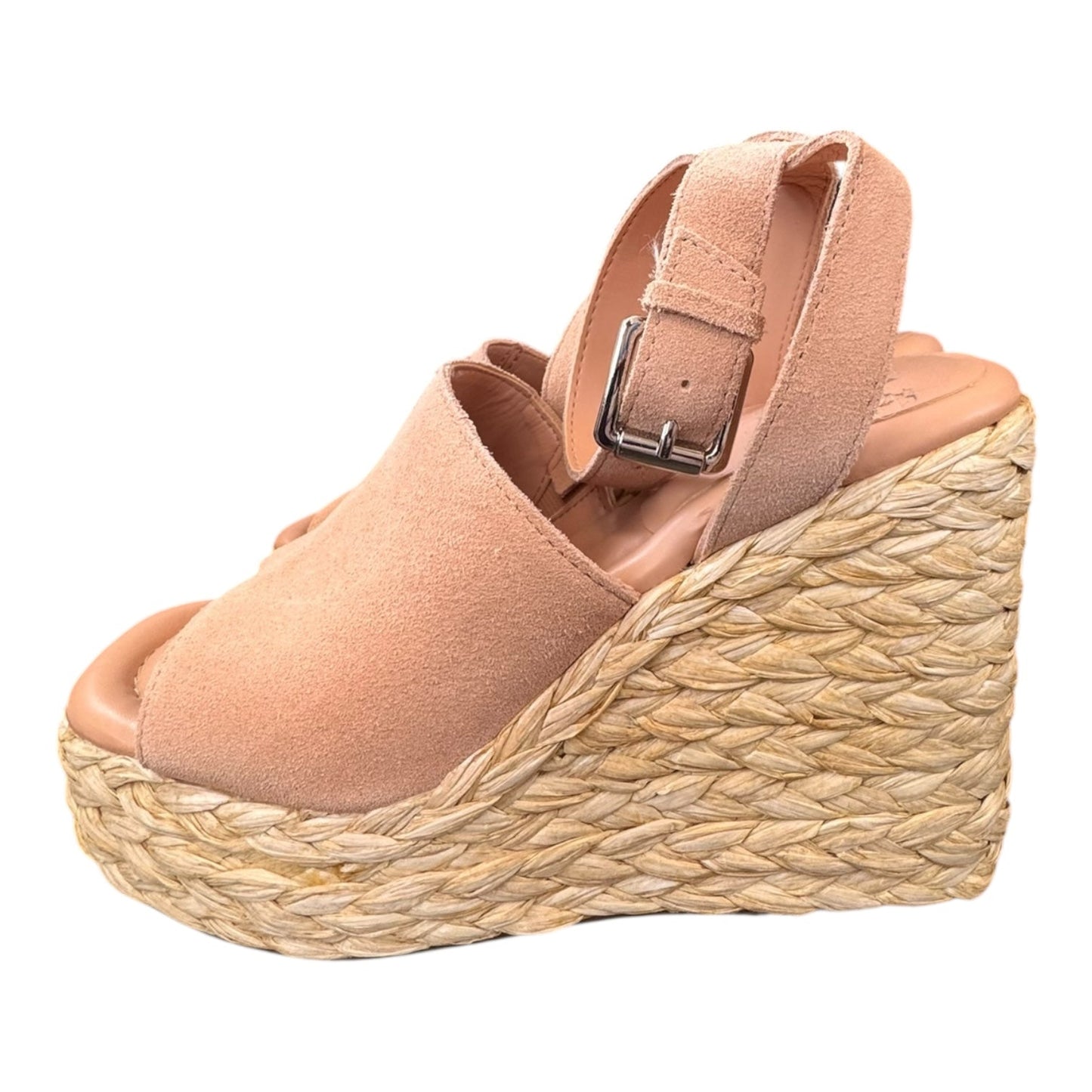 Sandals Heels Wedge By Marc Fisher In Pink, Size:6