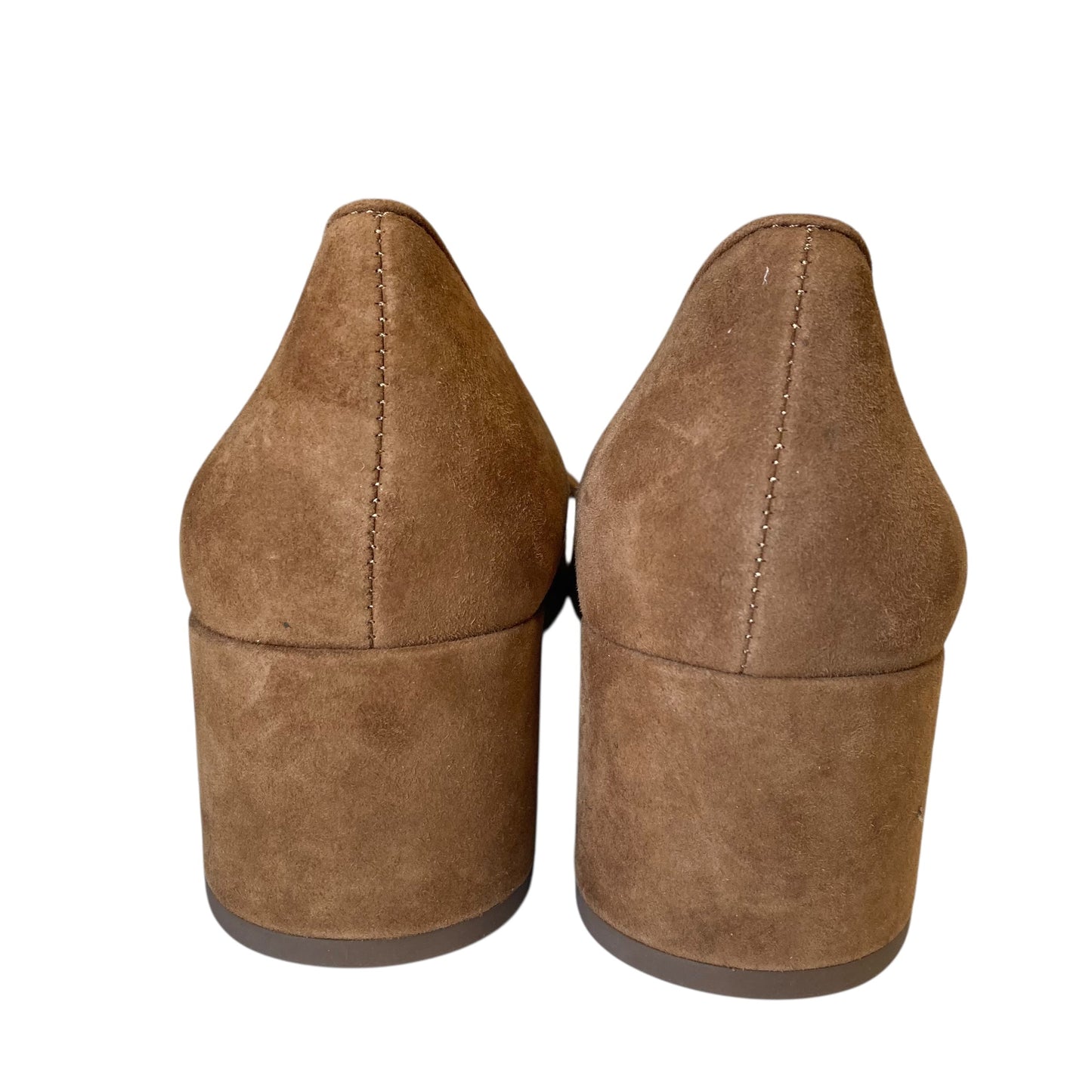 Shoes Heels Block By Ann Taylor In Tan, Size:8