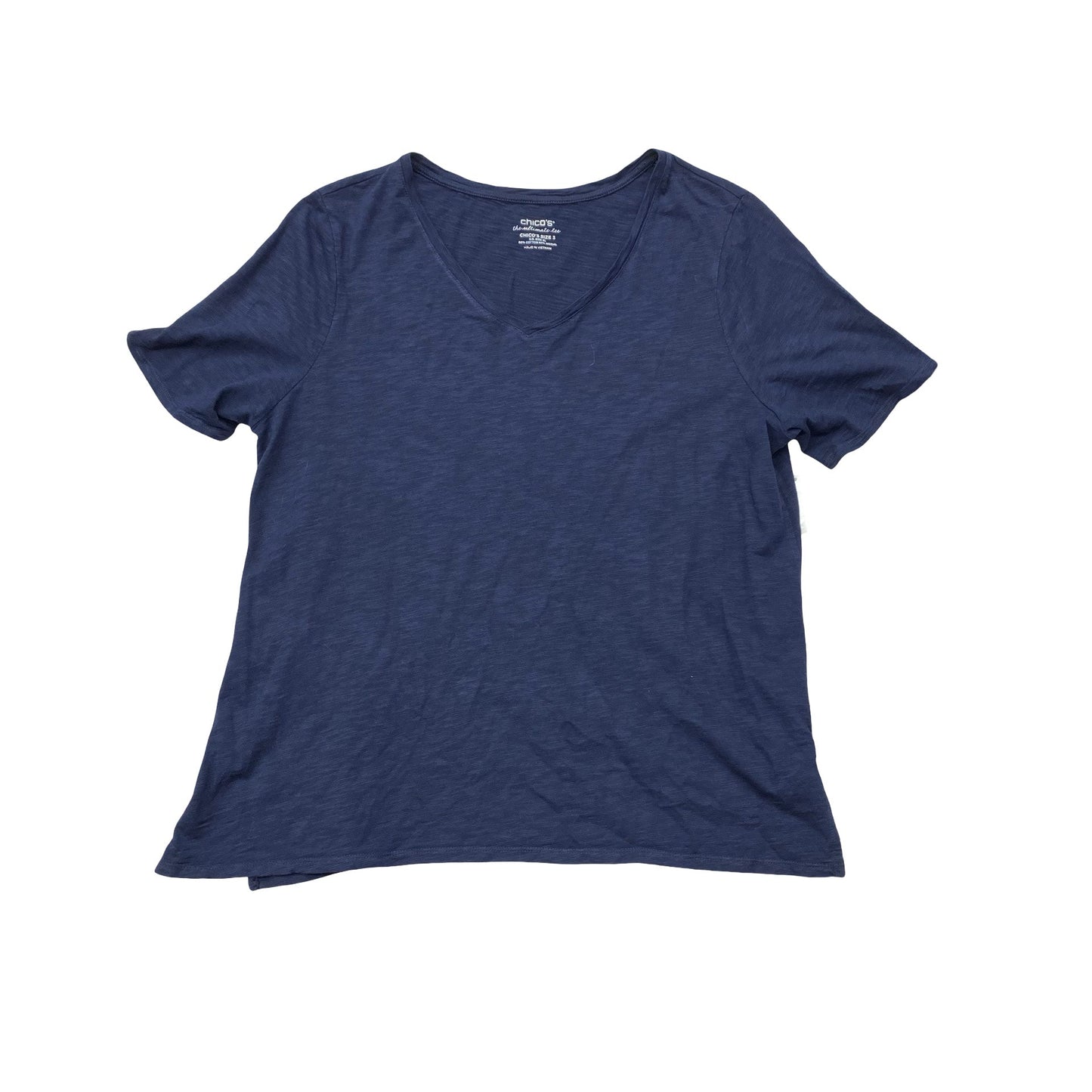 Top Ss By Chicos In Navy, Size:Xl
