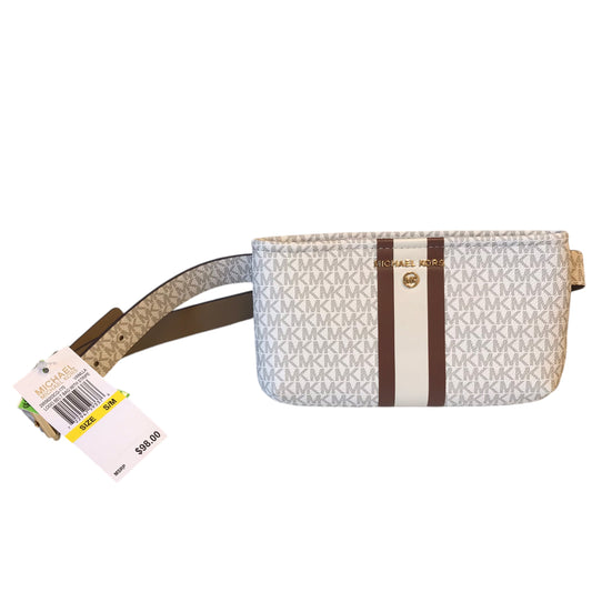 Belt Bag Designer By Michael Kors In Beige, Size:Medium