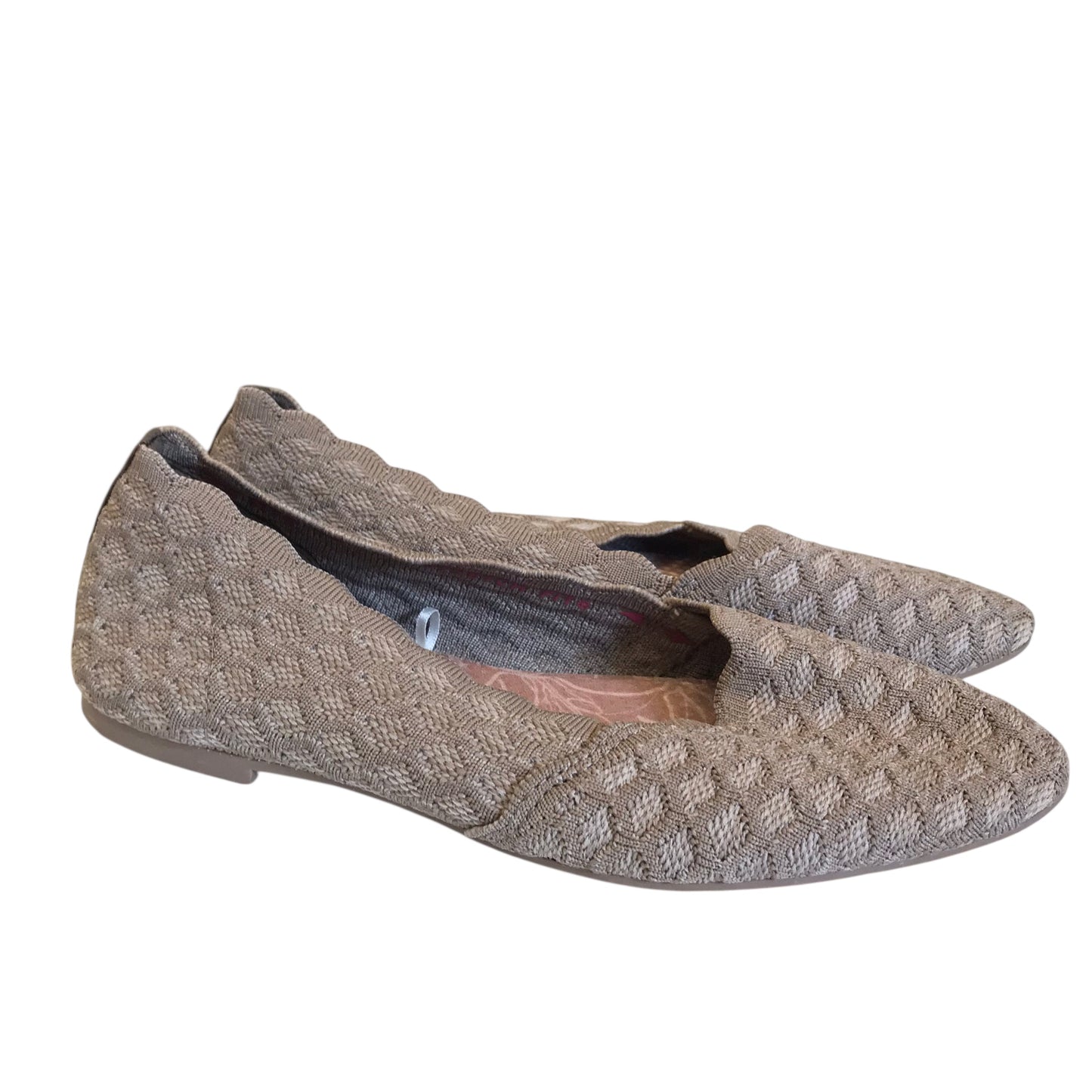 Shoes Flats By Skechers In Taupe, Size:6.5