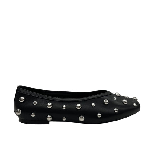 Shoes Flats By A New Day In Black & Silver, Size:9