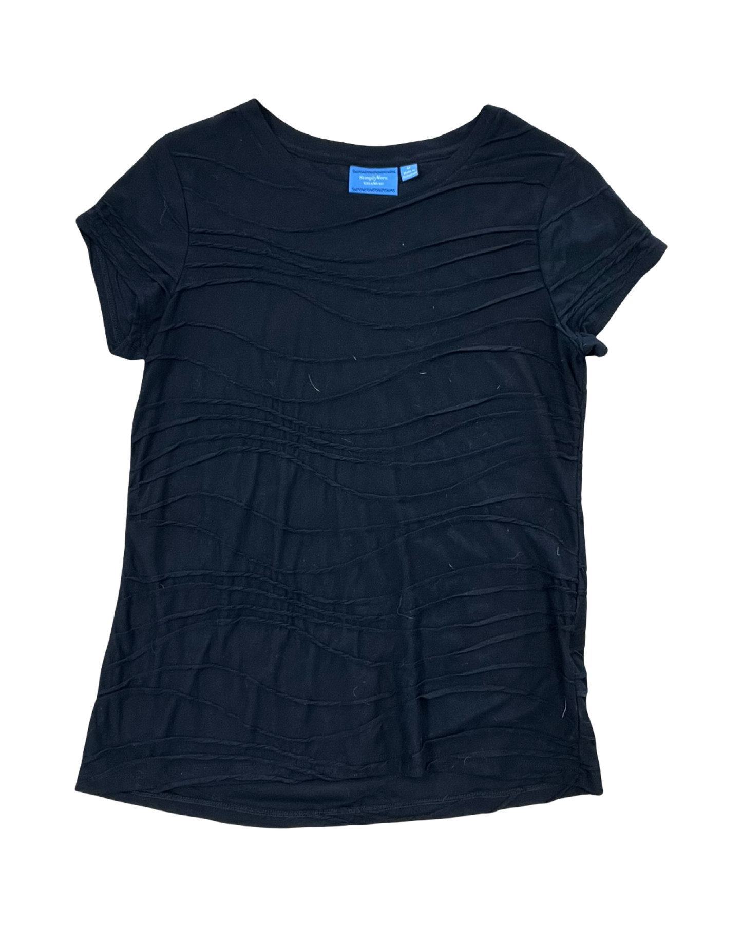 Top Ss By Simply Vera In Black, Size:M