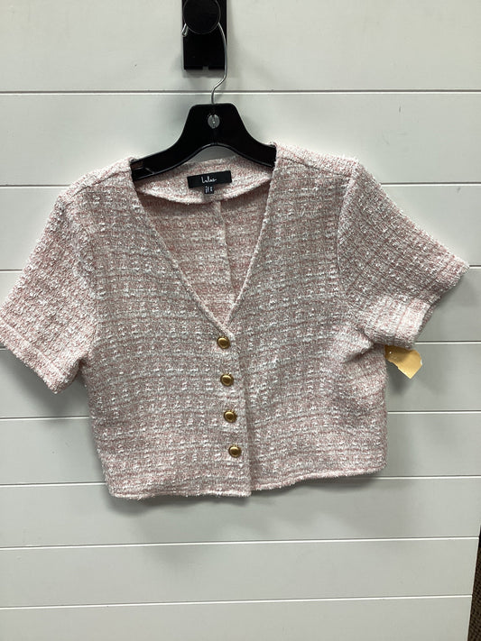 Blazer By Lulus In Pink & White, Size:Xs