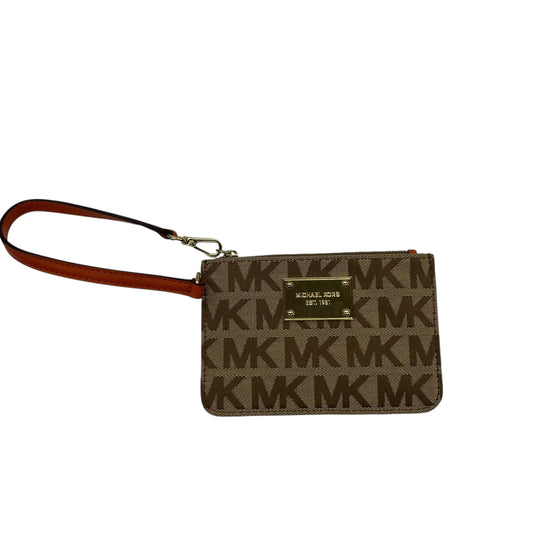 Wristlet Designer By Michael Kors In Brown, Size:Small