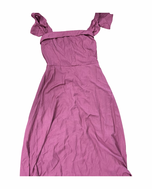 Dress Casual Maxi By Francesca’S In Pink, Size:L