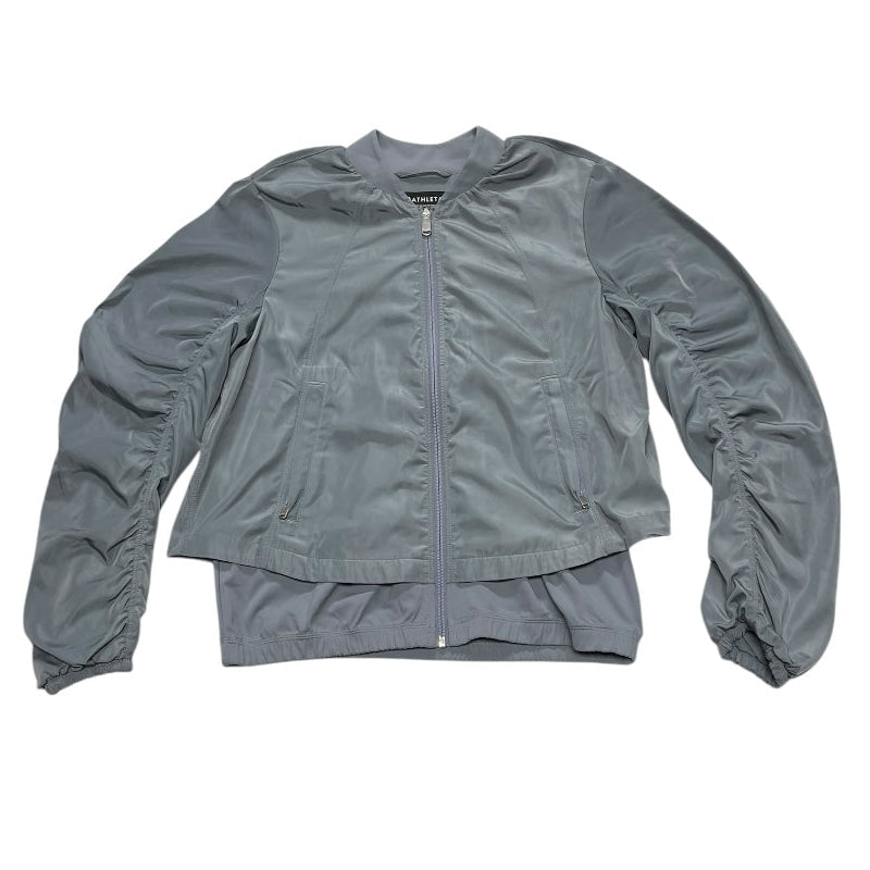 Athletic Jacket By Athleta In Blue, Size:S