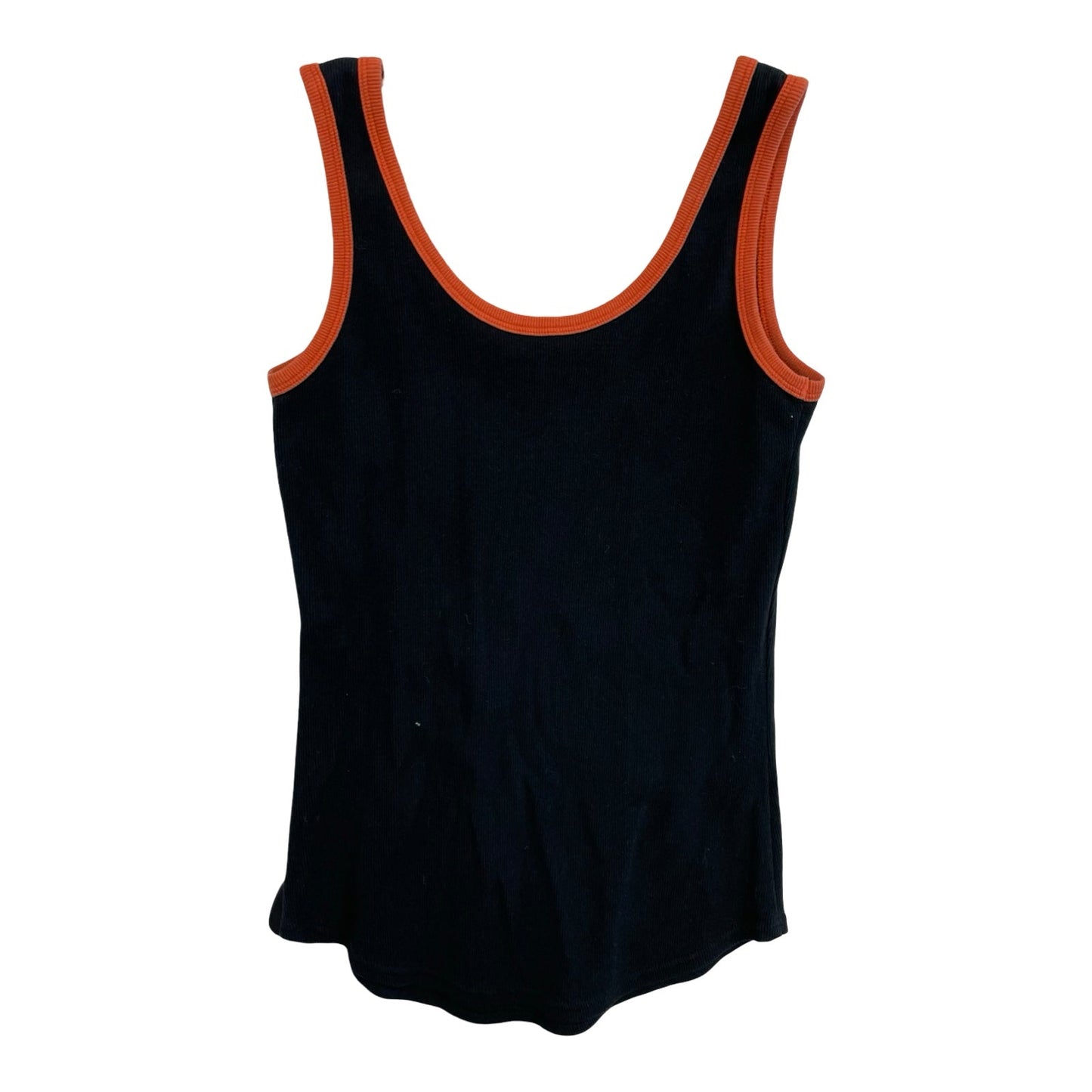 Top Sleeveless Basic By Harley Davidson In Black & Orange, Size:Xs