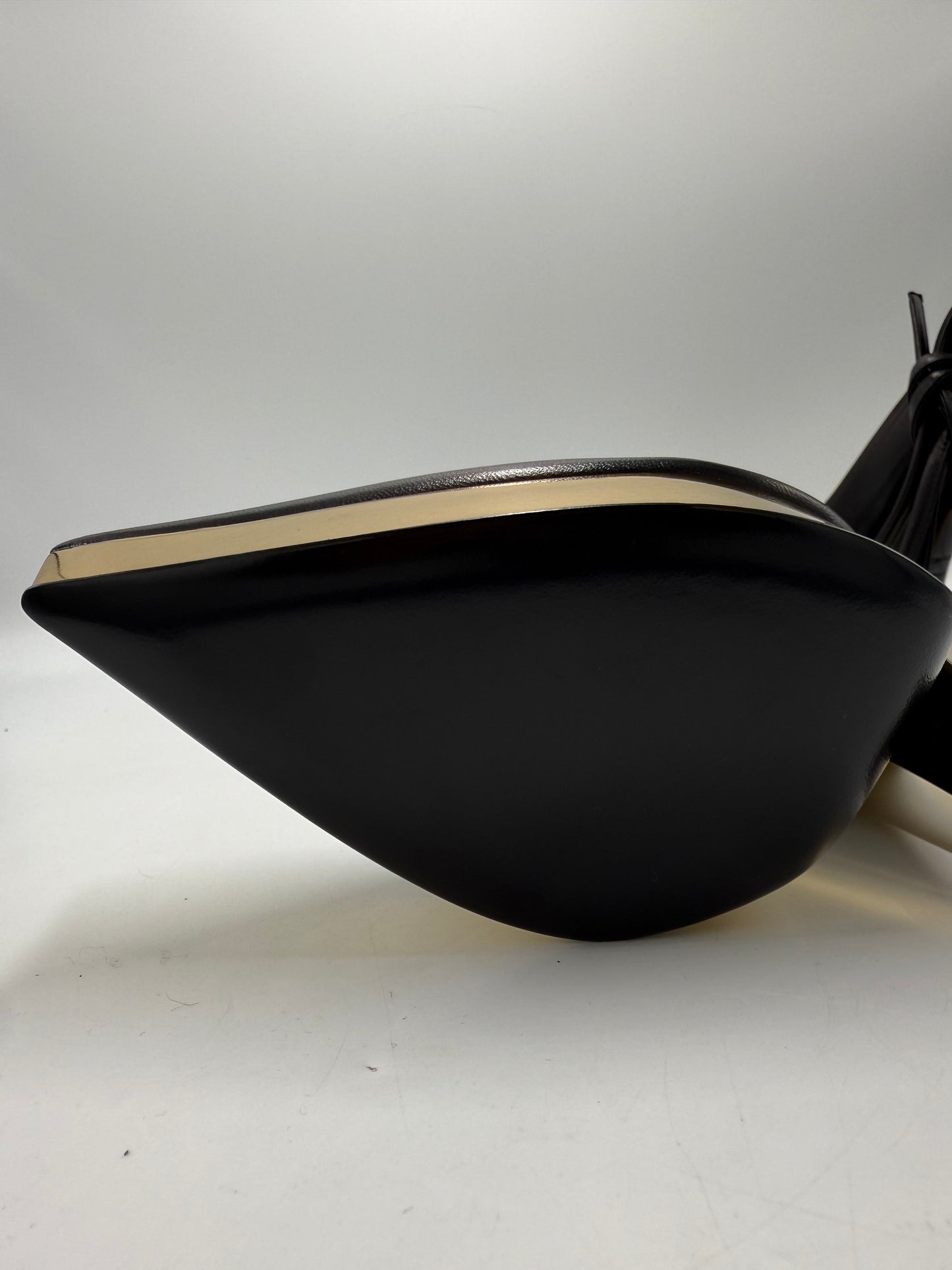 Tom Ford Lux Nappa Tie Luxury Designer Heels, Size: 7.5