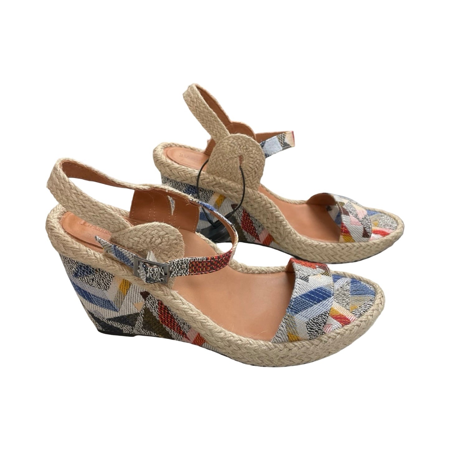 Sandals Heels Block By Cmc In Multi, Size:10