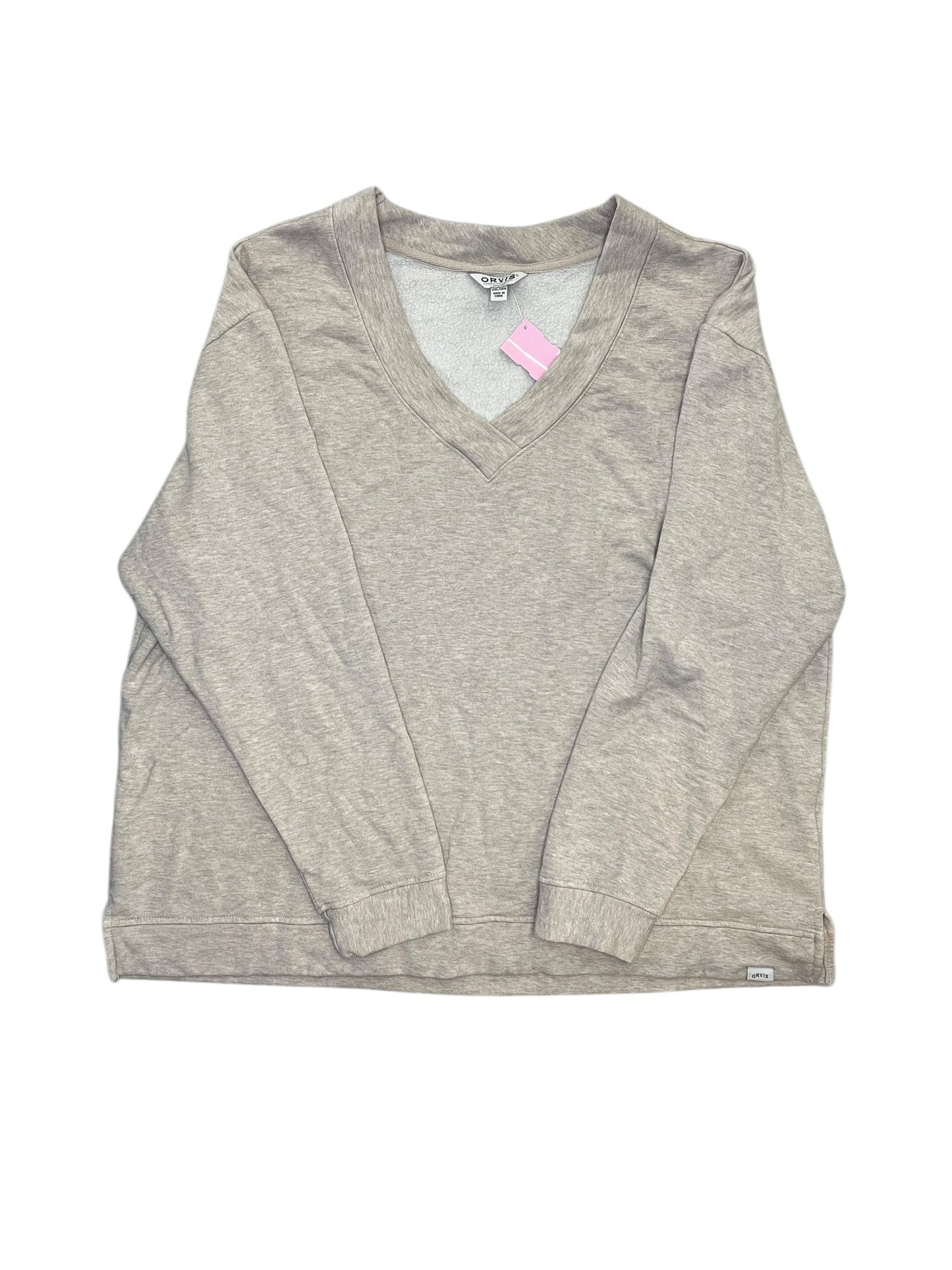 Sweatshirt Crewneck By Orvis In Tan, Size:Xxl