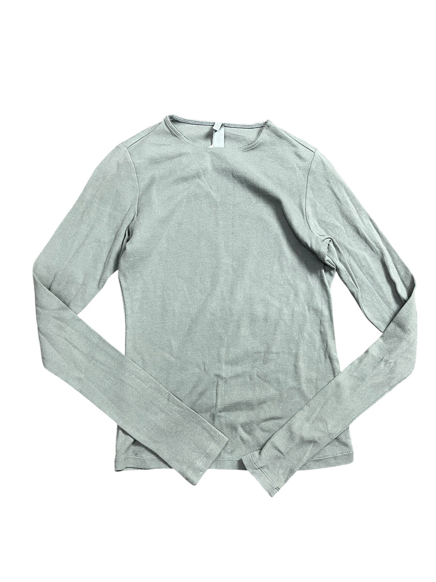 Top Ls Basic By Skims In Grey, Size:S