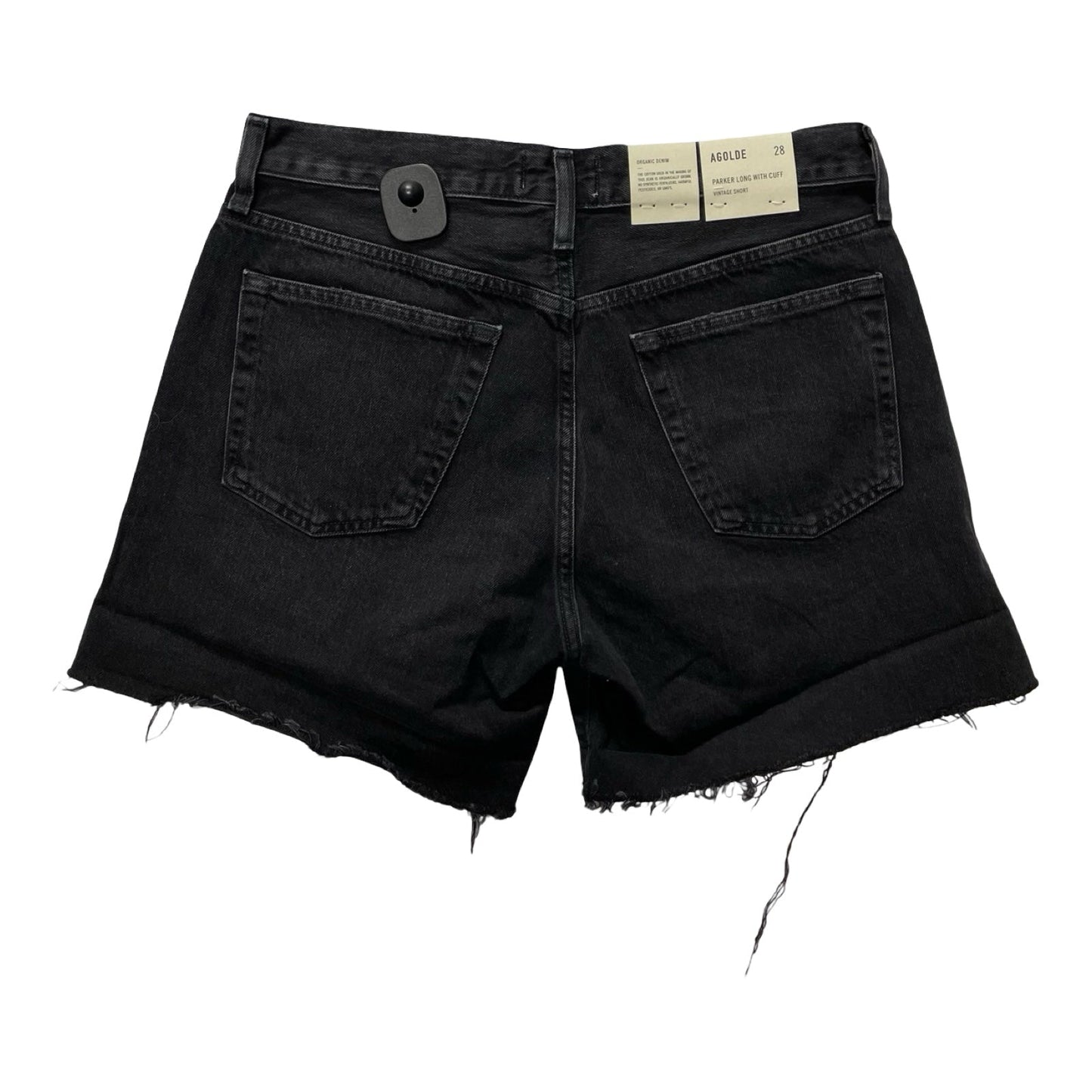 Shorts By Agolde In Black Denim, Size:6