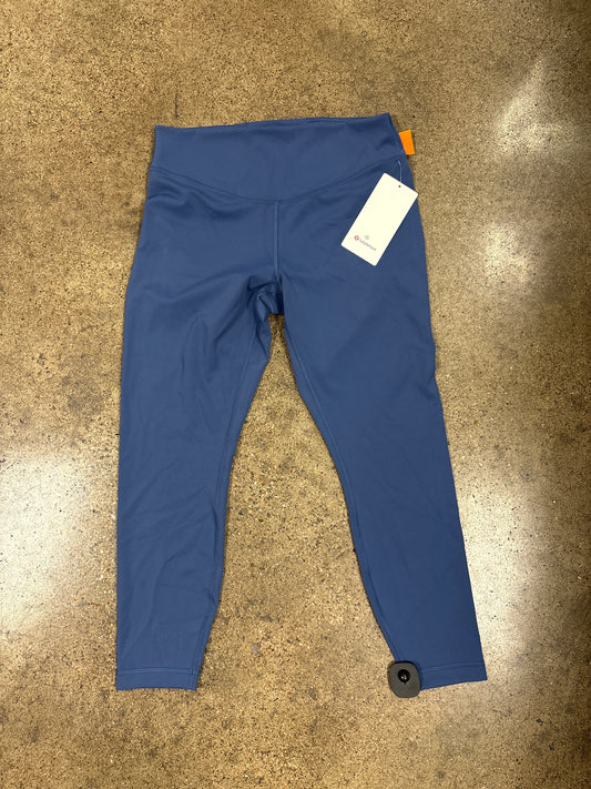 Athletic Leggings By Lululemon In Blue, Size:12