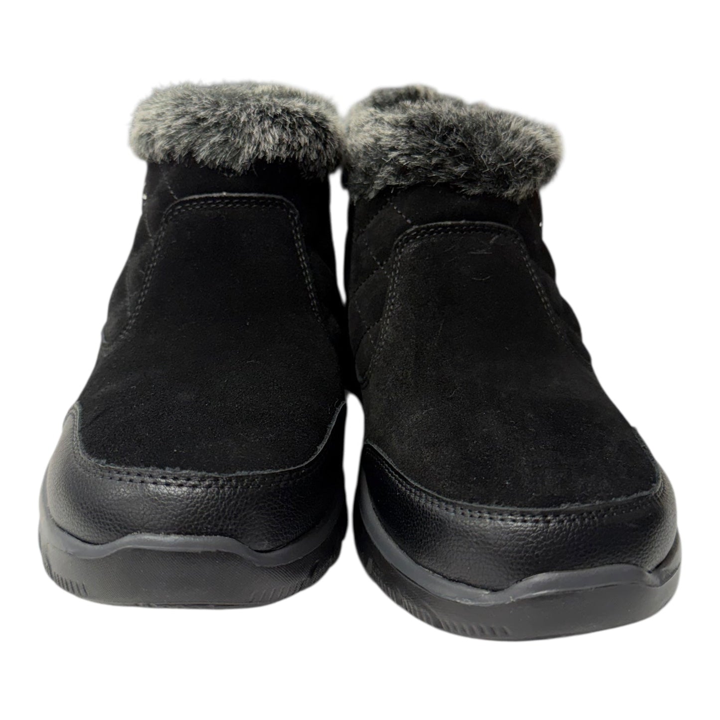 Boots Ankle Flats By Skechers In Black, Size:7.5