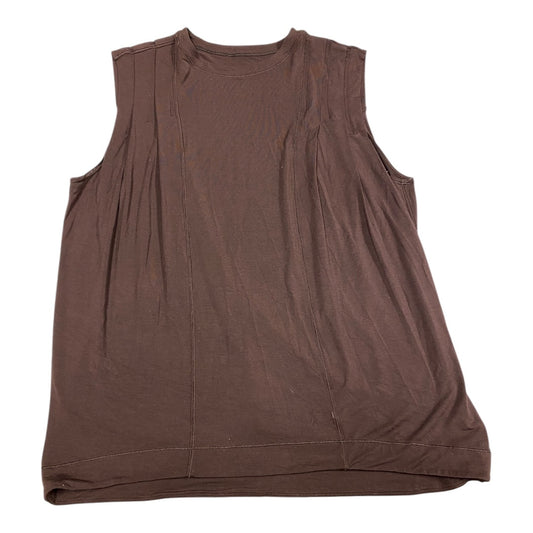 Athletic Tank Top By Lululemon In Brown, Size:M