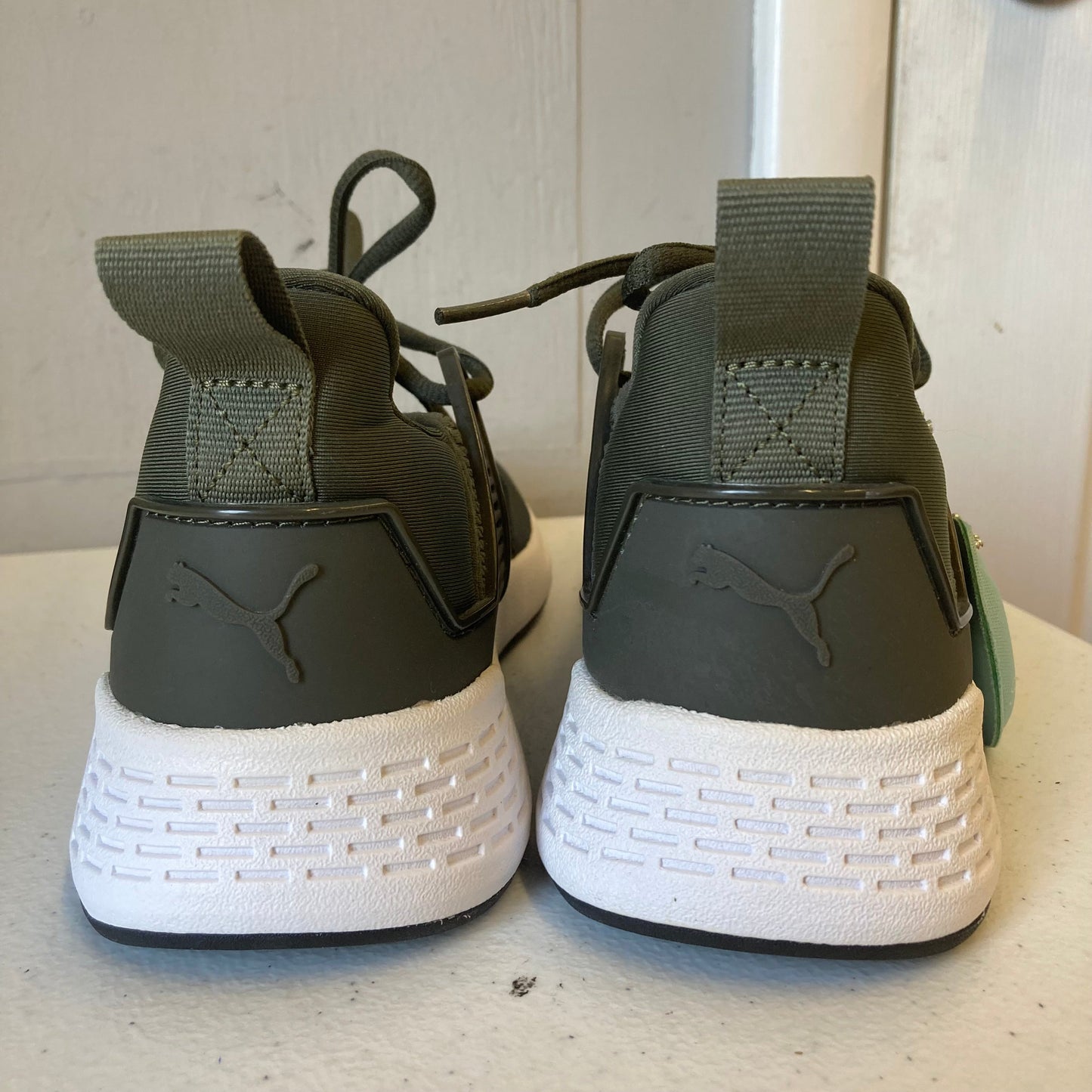 Shoes Athletic By Puma In Green, Size:6.5