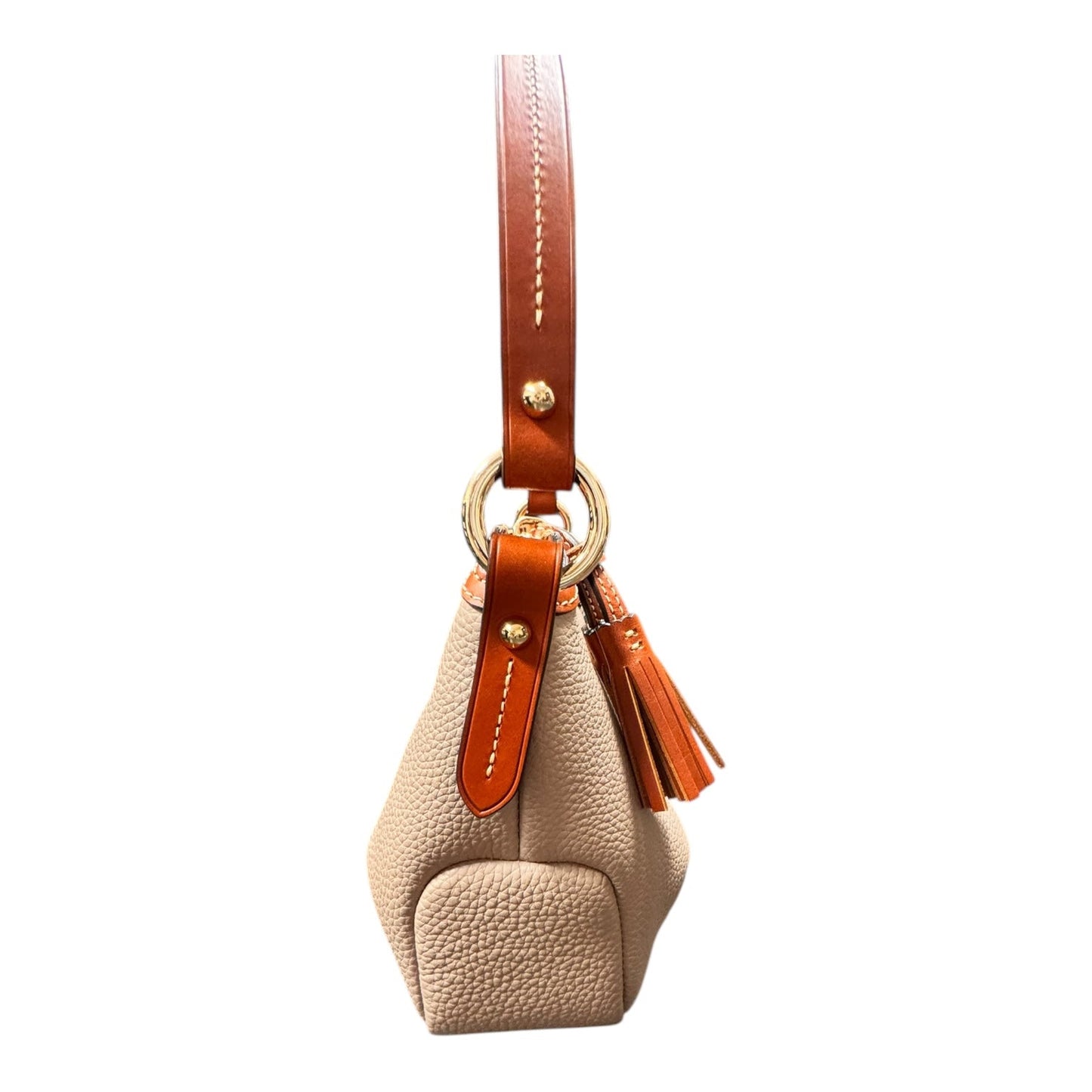 Handbag Designer By Dooney And Bourke In Taupe, Size:Medium