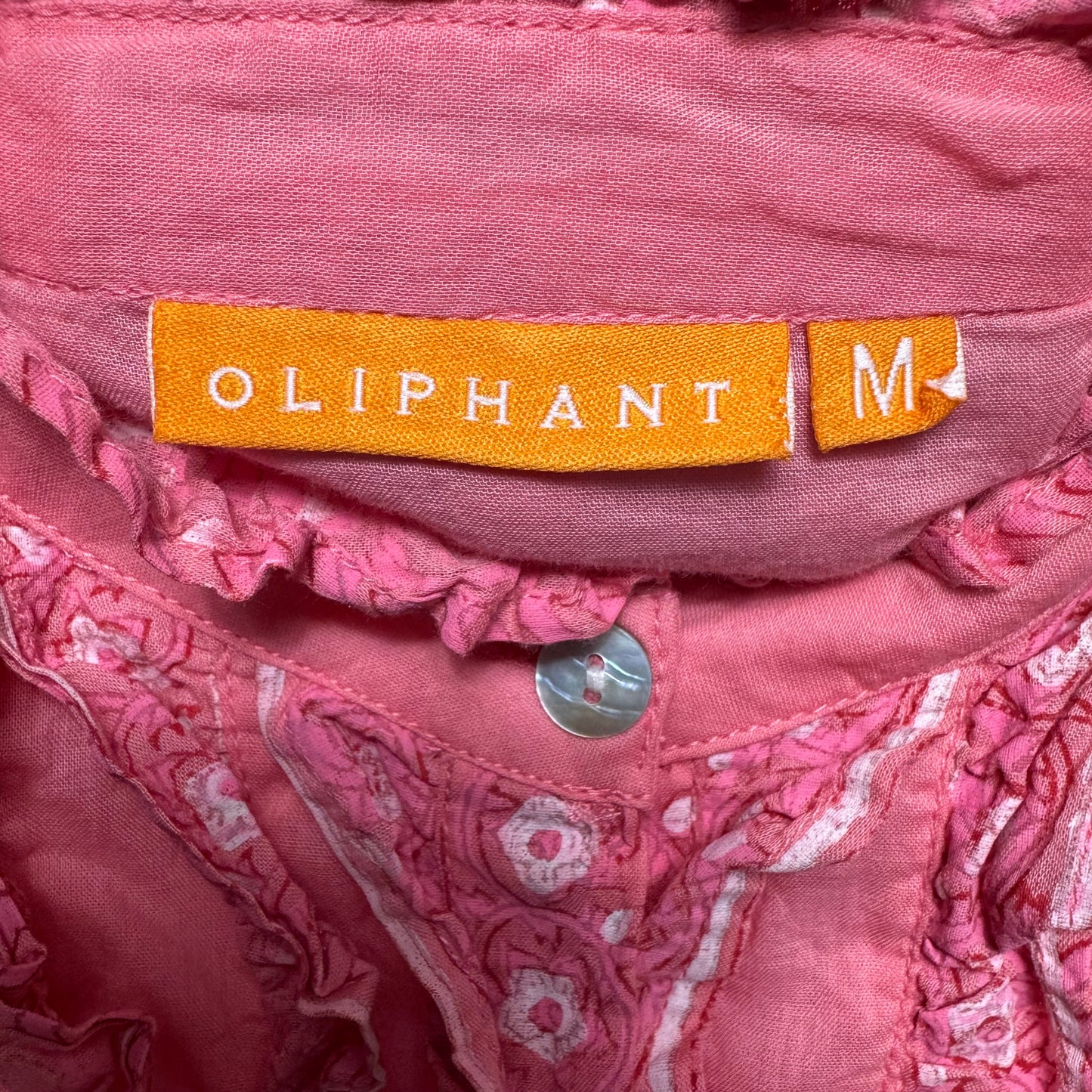 Top 3/4 Sleeve By oliphant In Pink, Size: M