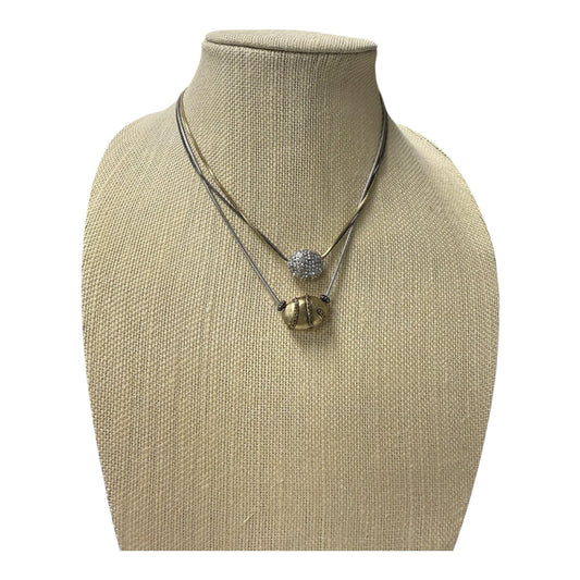 Necklace Layered By Chicos In Gold & Silver