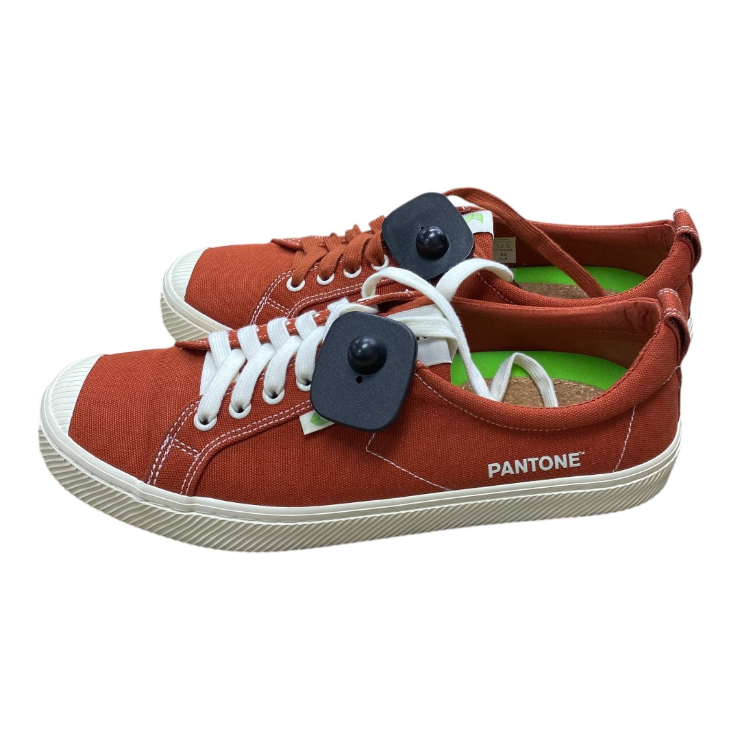 Shoes Sneakers By Clothes Mentor In Orange, Size:12.5