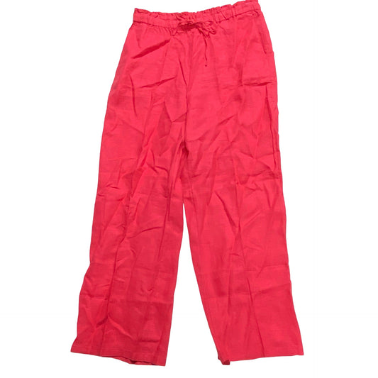 Pants Linen By J. Crew In Pink, Size:M