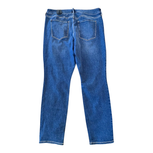 Jeans Straight By Old Navy In Blue Denim, Size:14