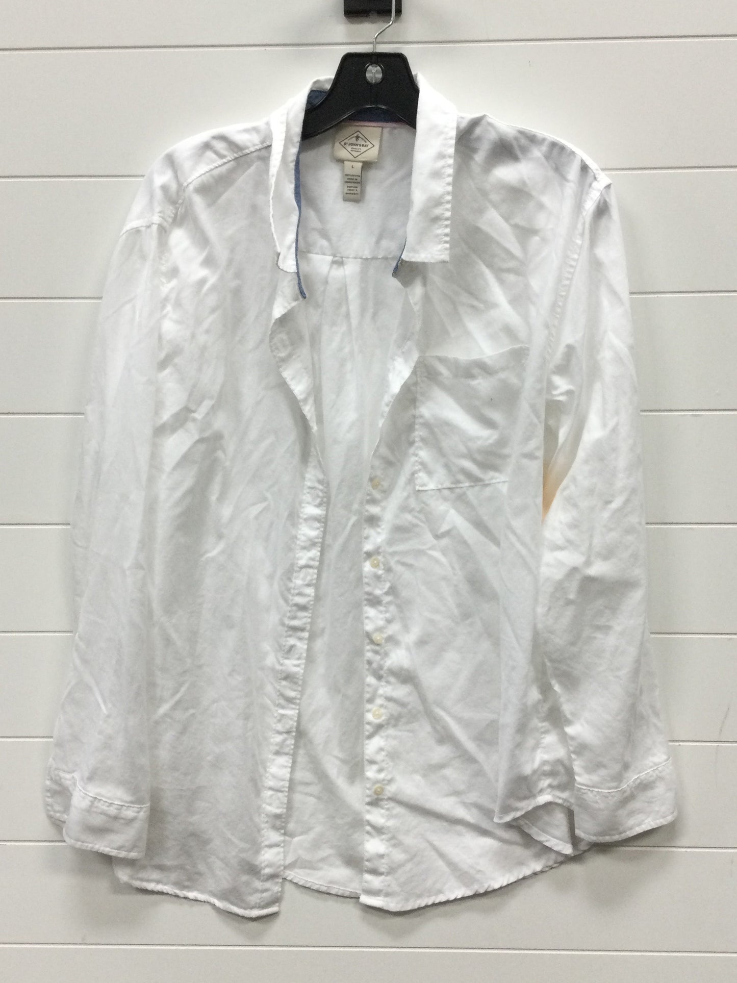 Top Ls By St Johns Bay In White, Size:L