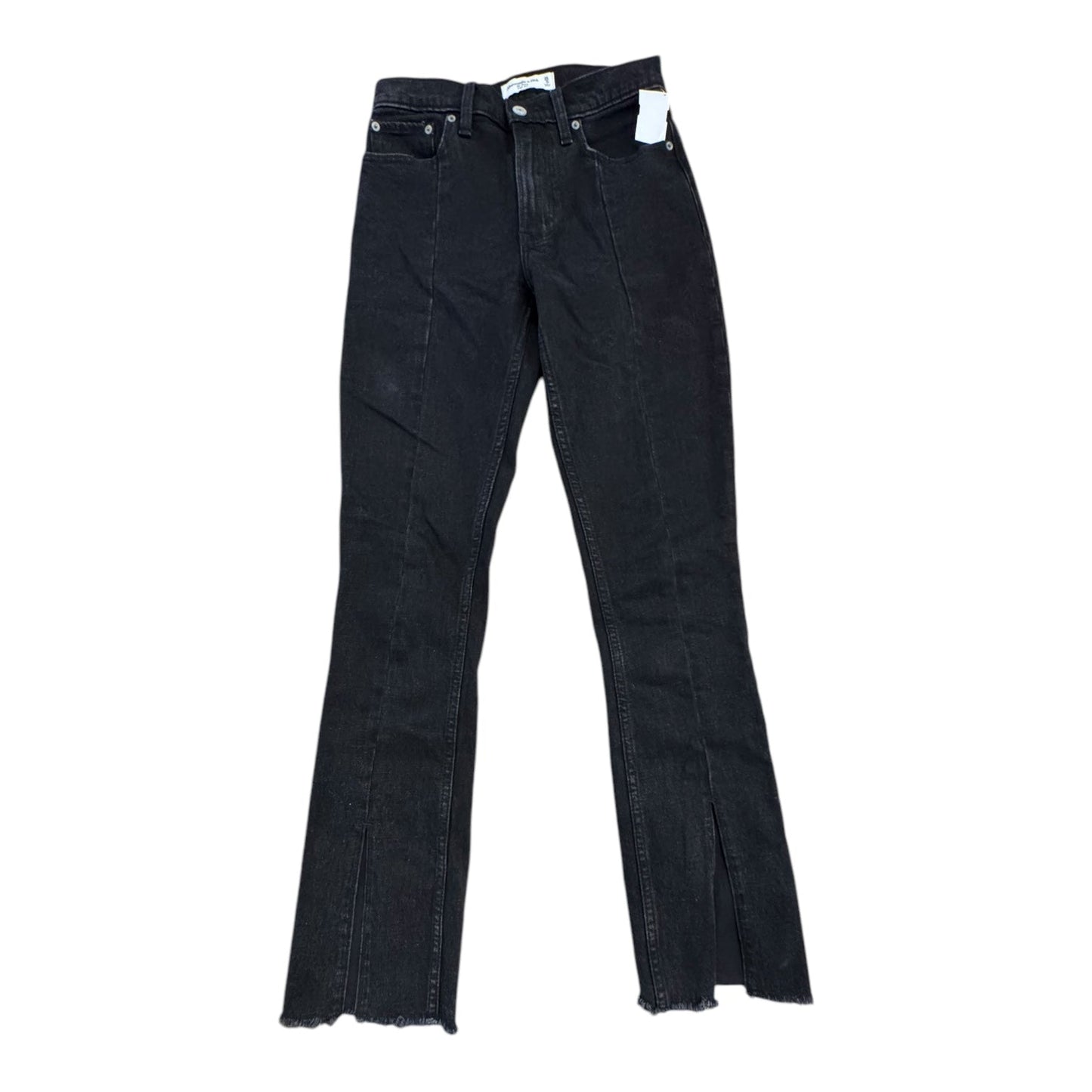 Jeans Skinny By Abercrombie And Fitch In Black Denim, Size:0