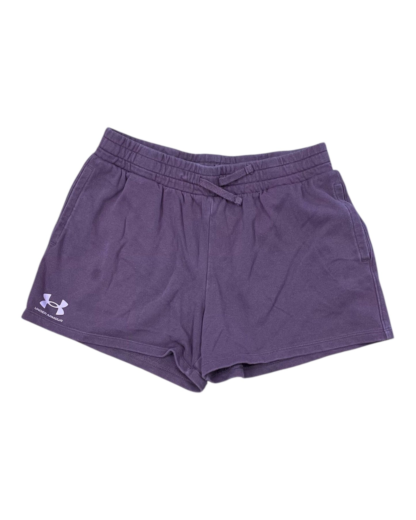Athletic Shorts By Under Armour In Purple, Size:L