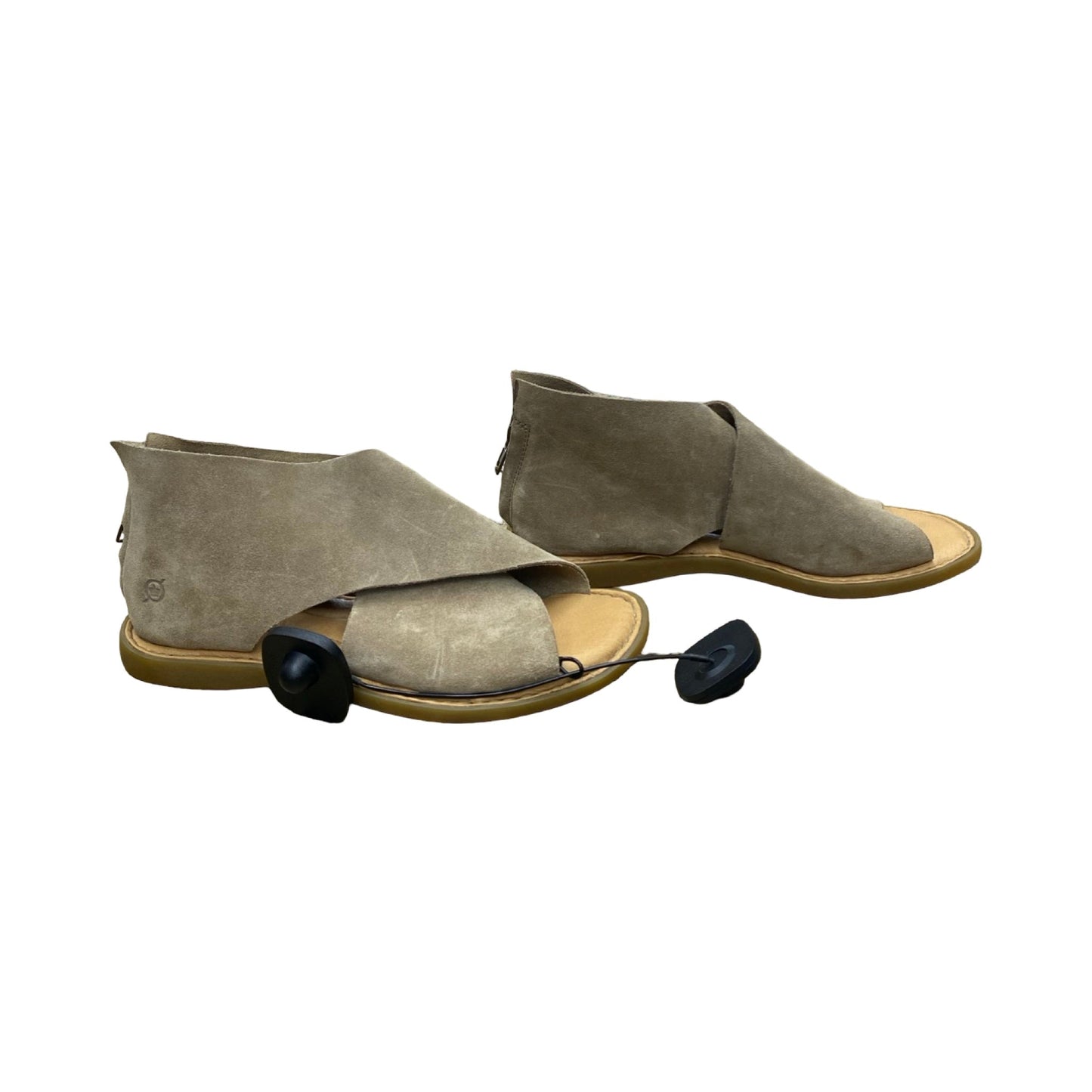 Sandals Flats By Born In Brown, Size:7