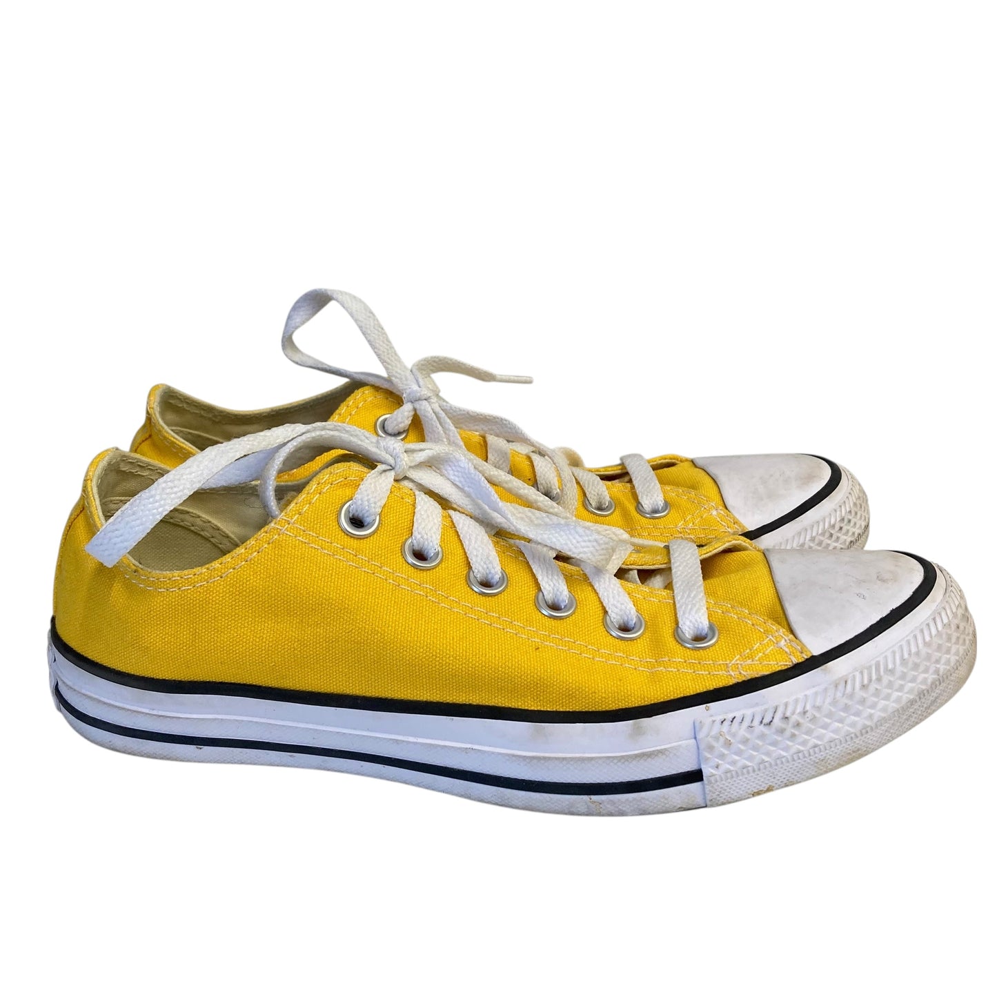 Shoes Sneakers By Converse In Yellow, Size:8