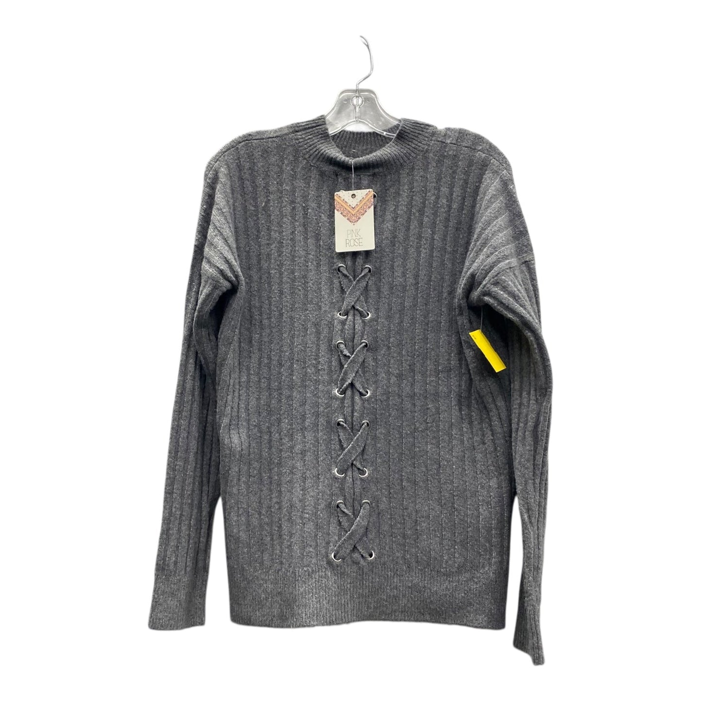 Sweater By Pink Rose In Grey, Size:L