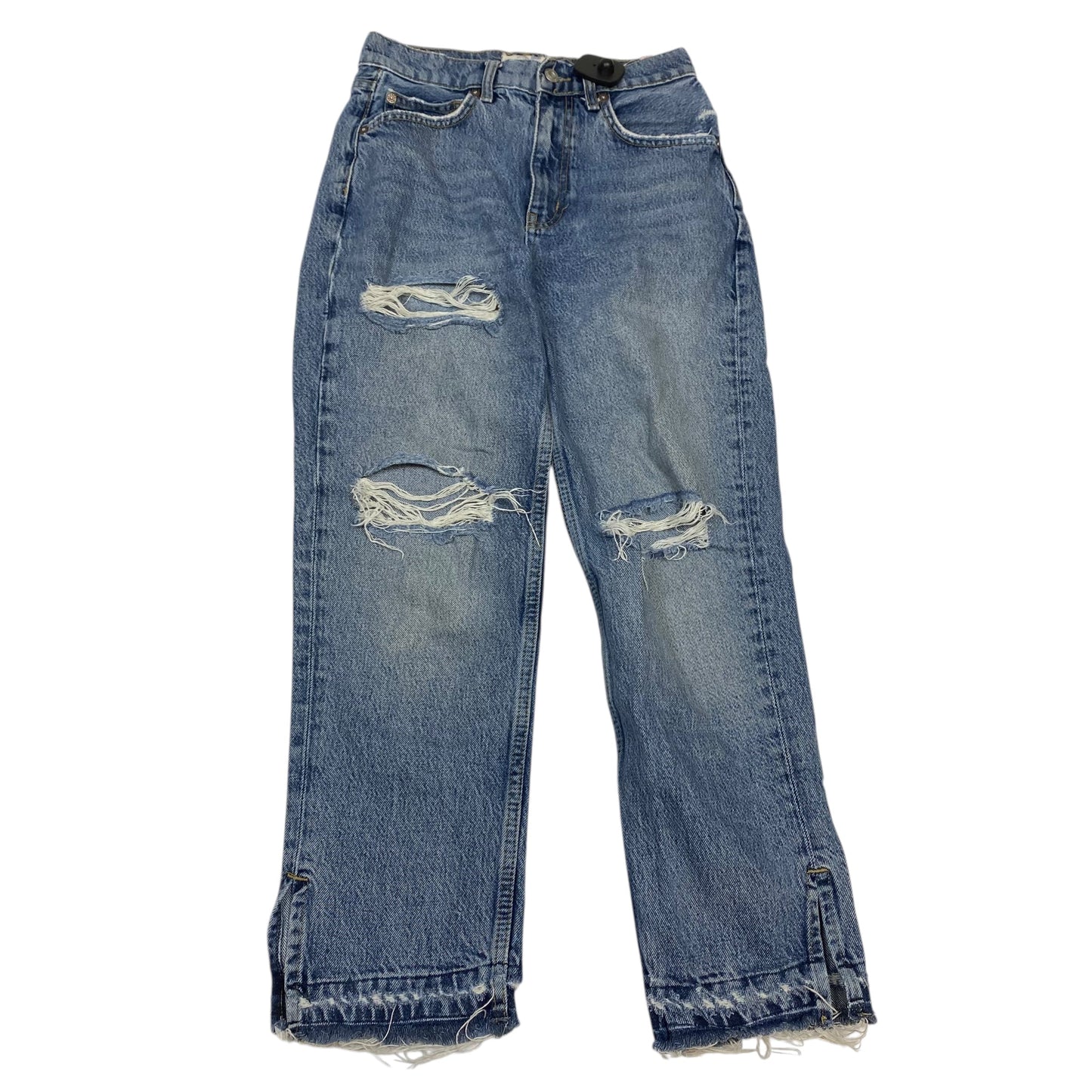 Jeans Straight By We The Free In Blue Denim, Size:2
