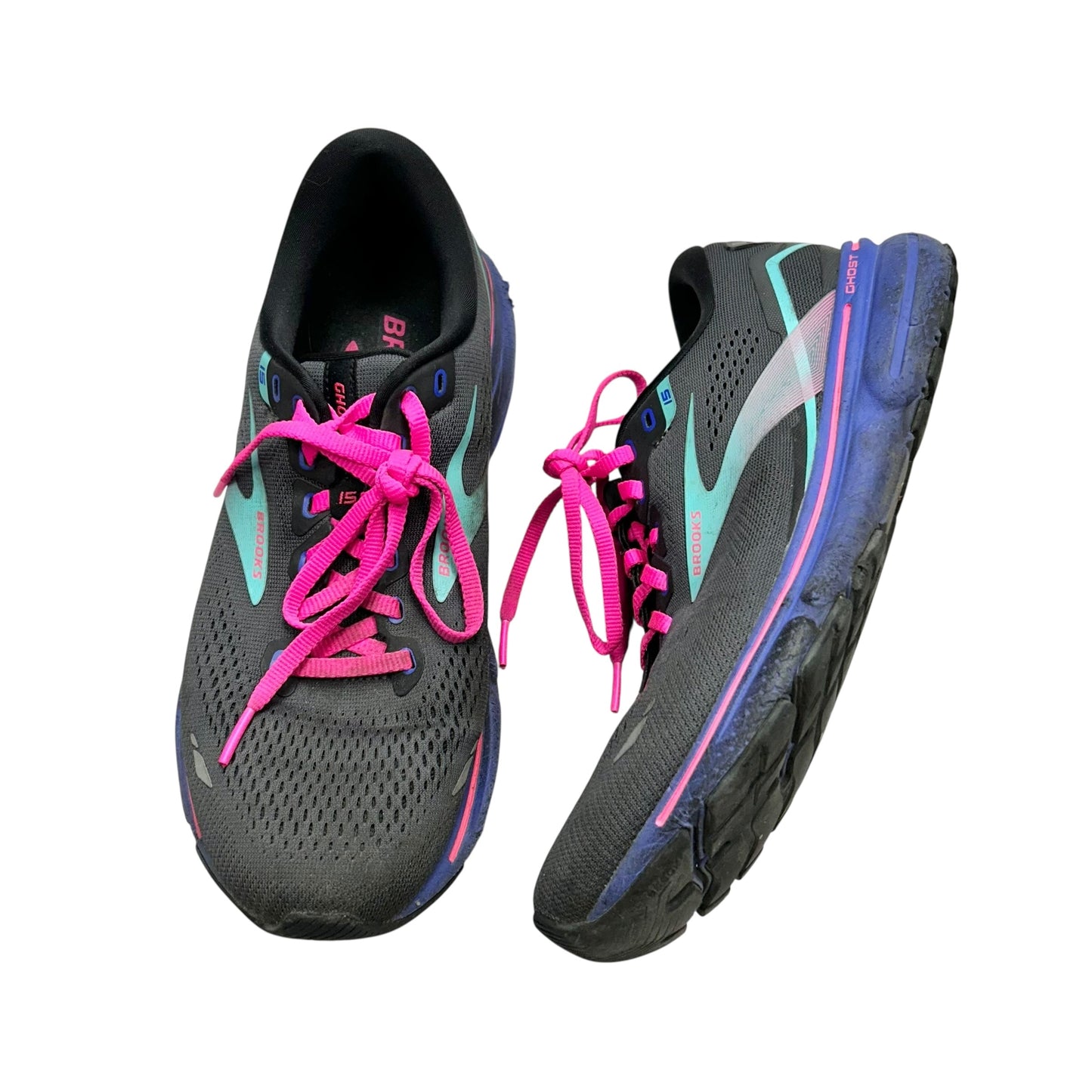 SHOES ATHLETIC by BROOKS In GREY & PINK, Size: 9.5