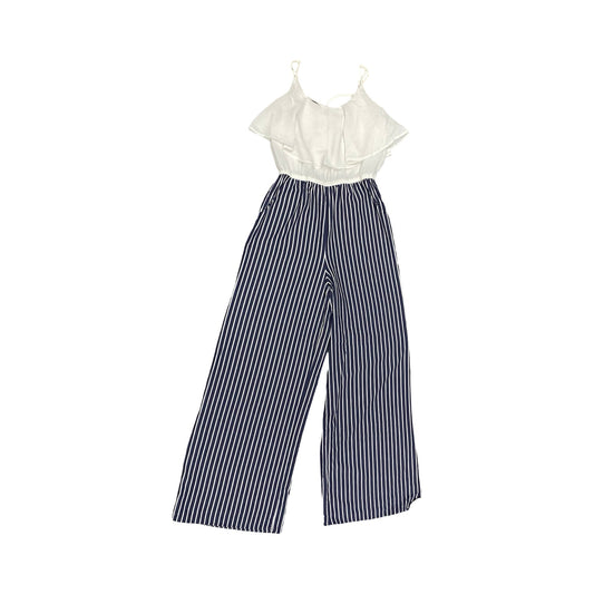 Jumpsuit By Sweet Wanderer In Blue & White, Size:M