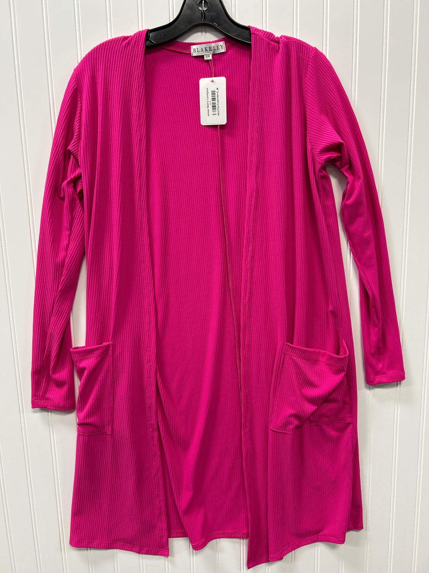 Cardigan By Blakeley In Pink, Size:M