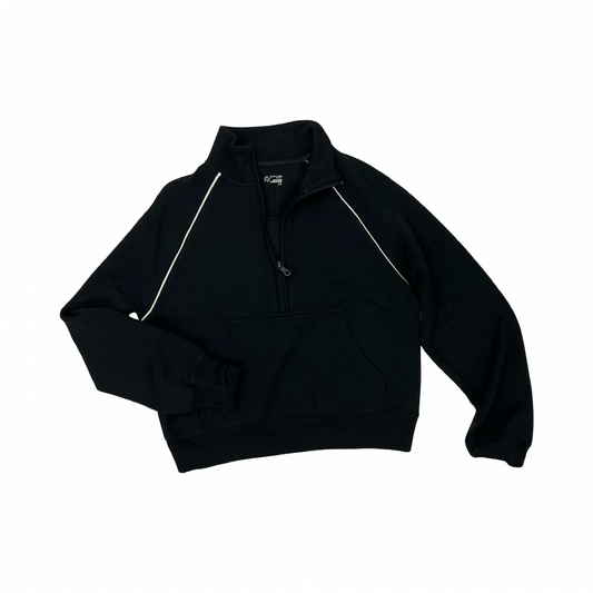 Athletic Sweatshirt Collar By Aerie In Black, Size:S