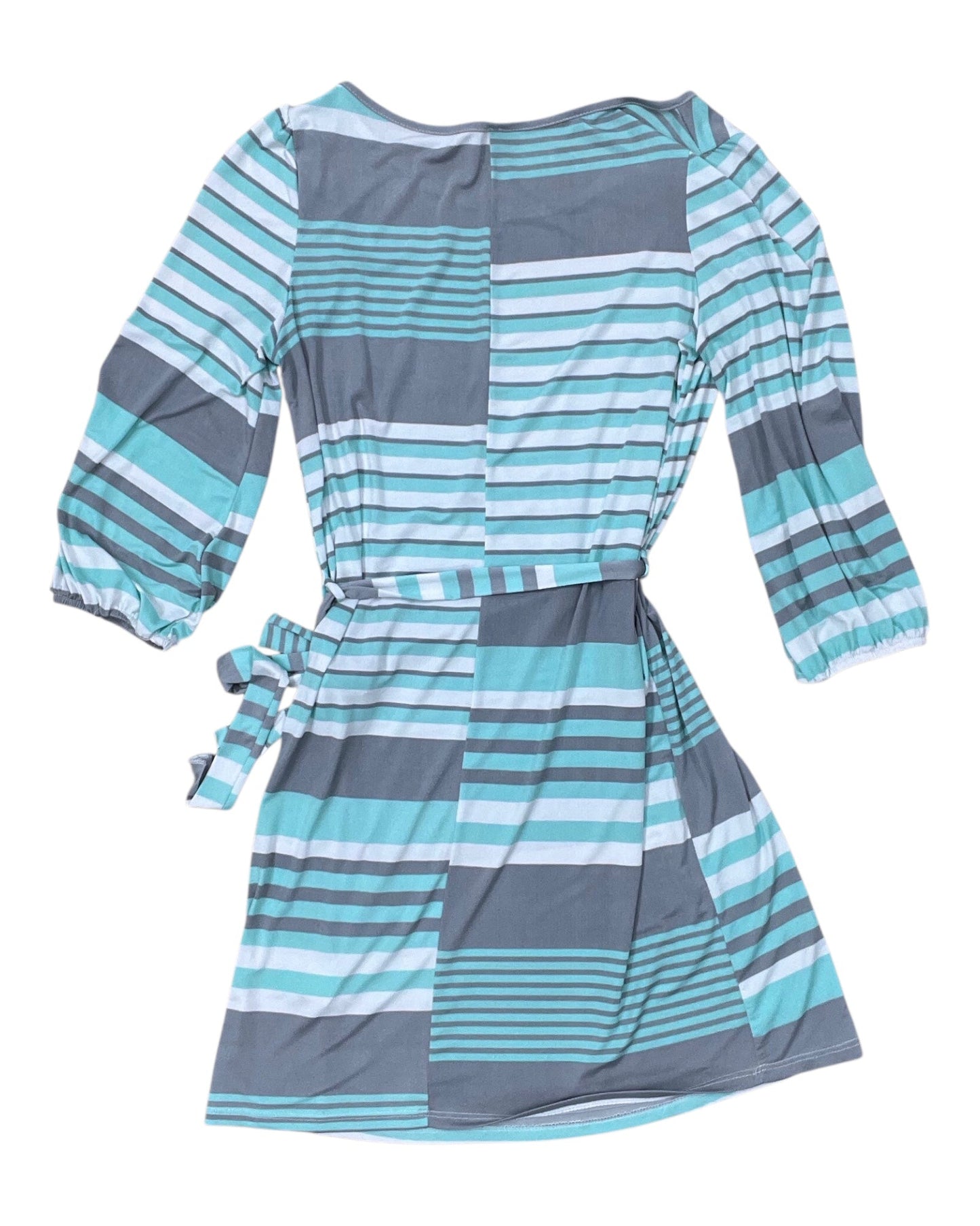 Dress Work By Clothes Mentor In Green & Grey, Size:S