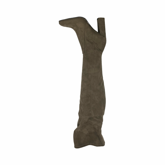 Boots Knee Heels By Marc Fisher In Brown, Size:7.5