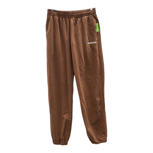 Athletic Pants By Talentless In Brown, Size:M