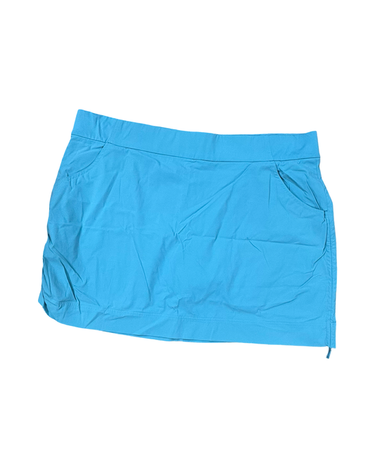 Skort By Columbia In Teal, Size:2X