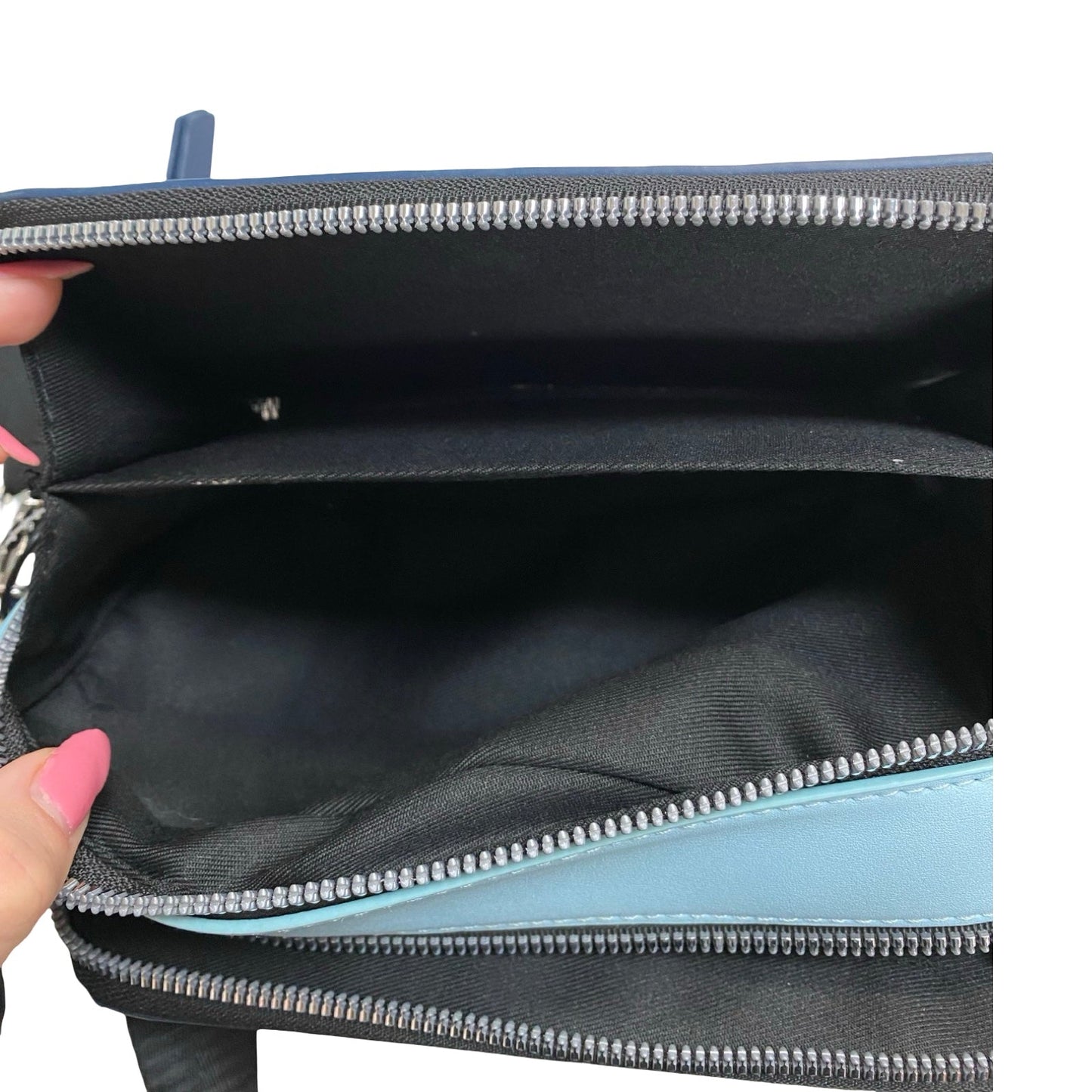 Handbag By Like Dreams In Blue, Size:Small
