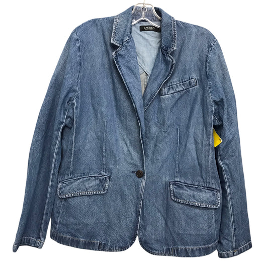 Blazer By Ralph Lauren Black Label In Blue Denim, Size:Xl