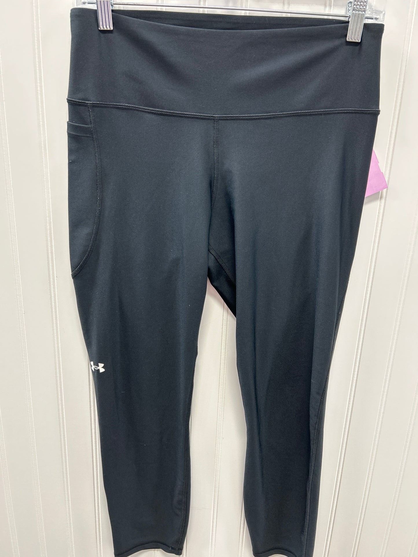 Athletic Leggings By Under Armour In Black, Size:L