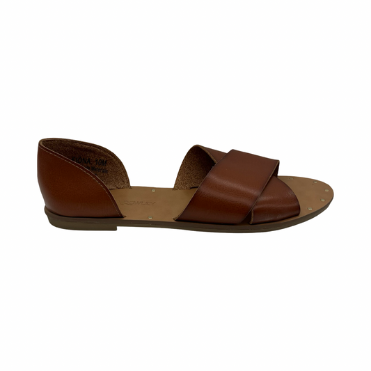 Sandals Flats By Cynthia Rowley In Brown, Size:10
