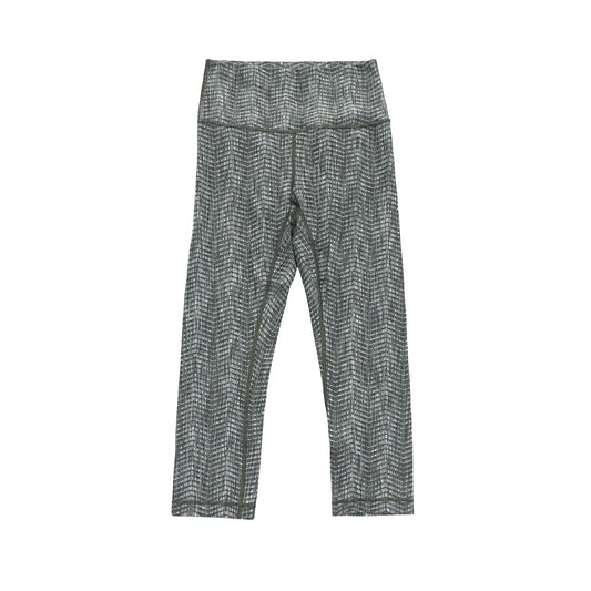 Athletic Leggings By Lululemon In Striped Pattern, Size:6