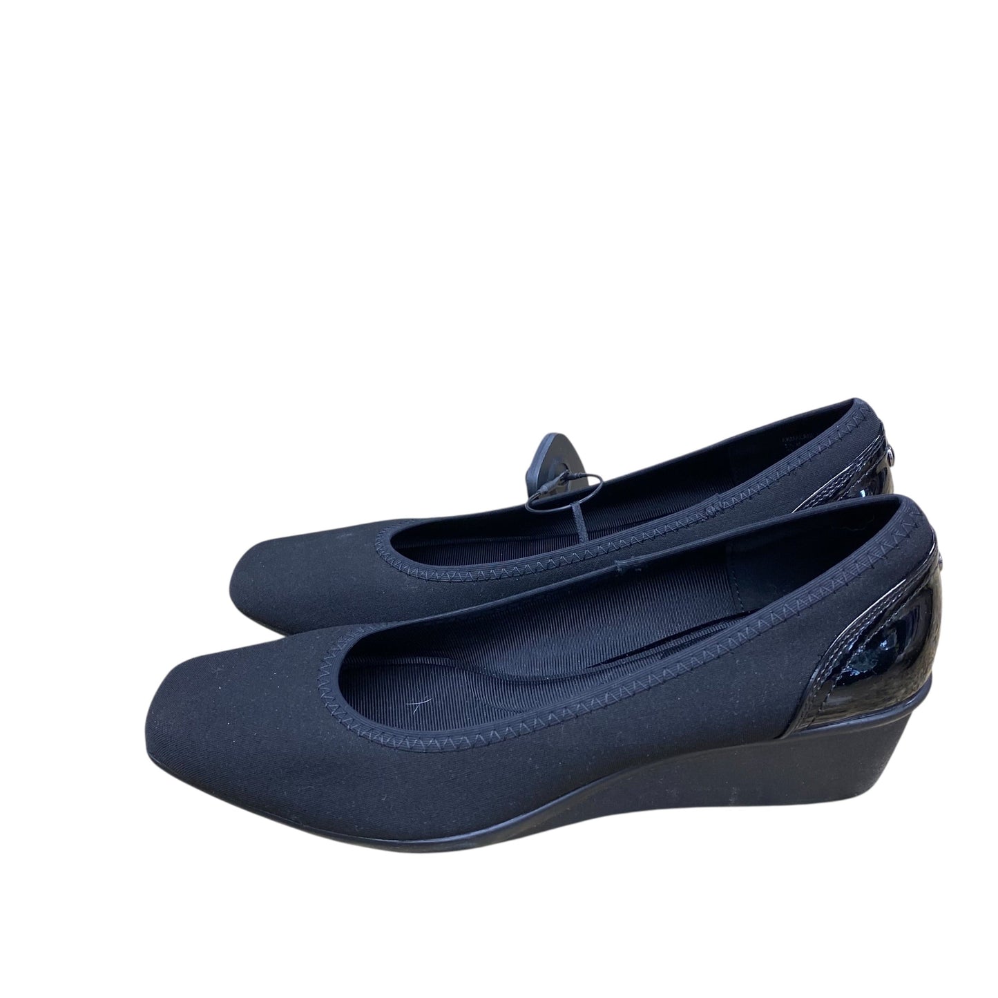 Shoes Heels Wedge By Anne Klein In Black, Size:7.5