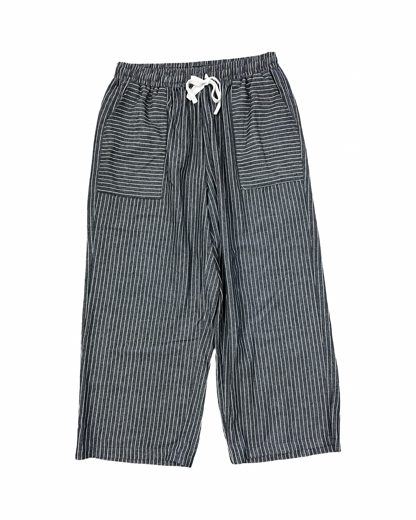 Pants Lounge By Shein In Grey & White, Size:1X